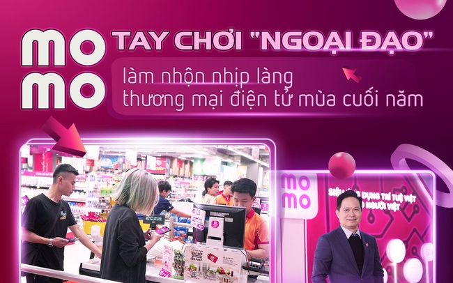 MoMo – tay chơi “ngoại đạo” làm nhộn nhịp làng thương mại điện tử mùa cuối năm