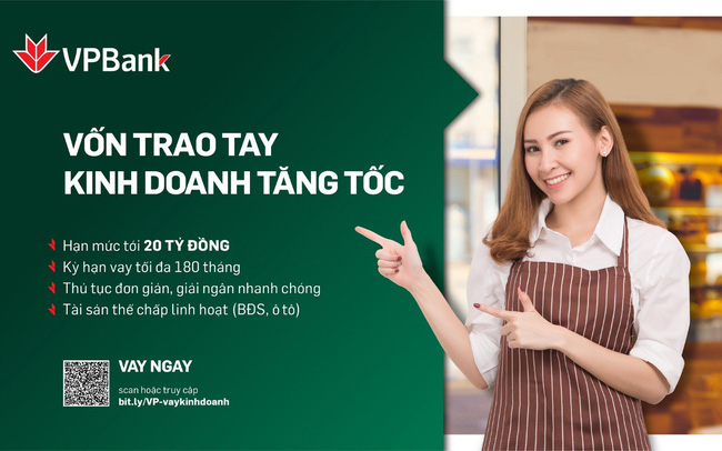 Vay sản xuất kinh doanh với gói lãi suất 5,99% ở VPBank