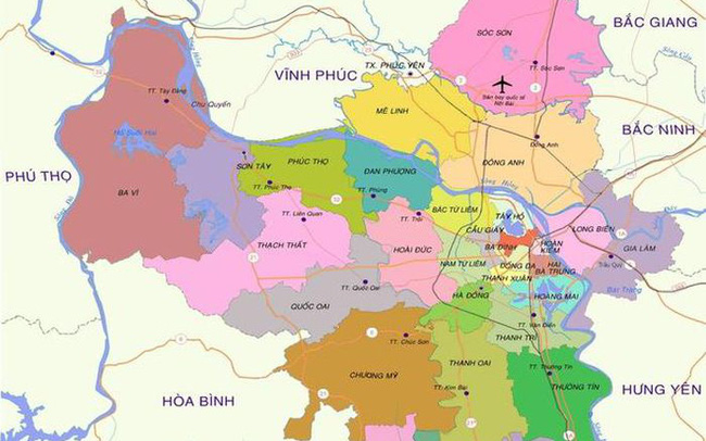 3 huyện Thanh Oai, Thường Tín, Mê Linh dự kiến lên quận vào 2026-2030