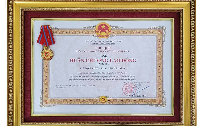 AMDI GROUP vinh dự được nhận Huân chương Lao động hạng Ba