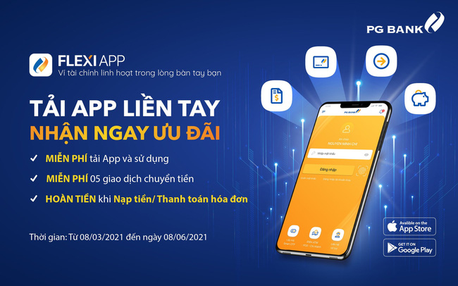 PG Bank mang đến nhiều ưu đãi cho khách hàng dùng App mùa dịch Covid