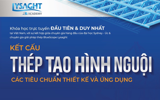 Khóa học trực tuyến về kết cấu Thép Tạo Hình Nguội