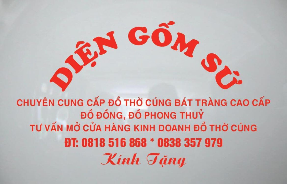 Diện Gốm Sứ Chuyên Tư Vấn Phân Phối Đồ Thờ Cúng Tâm Linh Phong Thuỷ Uy Tín Trách Nhiệm